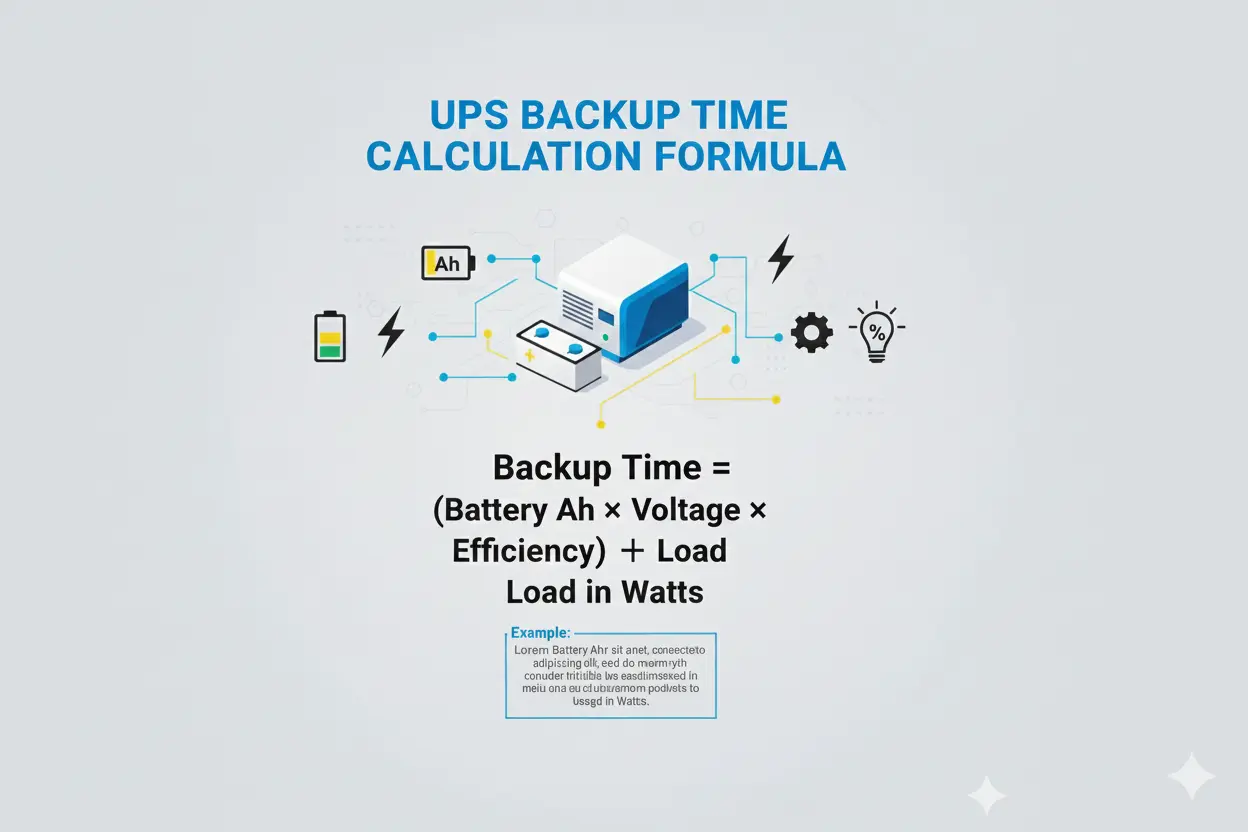 UPS Battery Backup Calculator